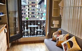 Central Chamonix-sud studio ski-apt